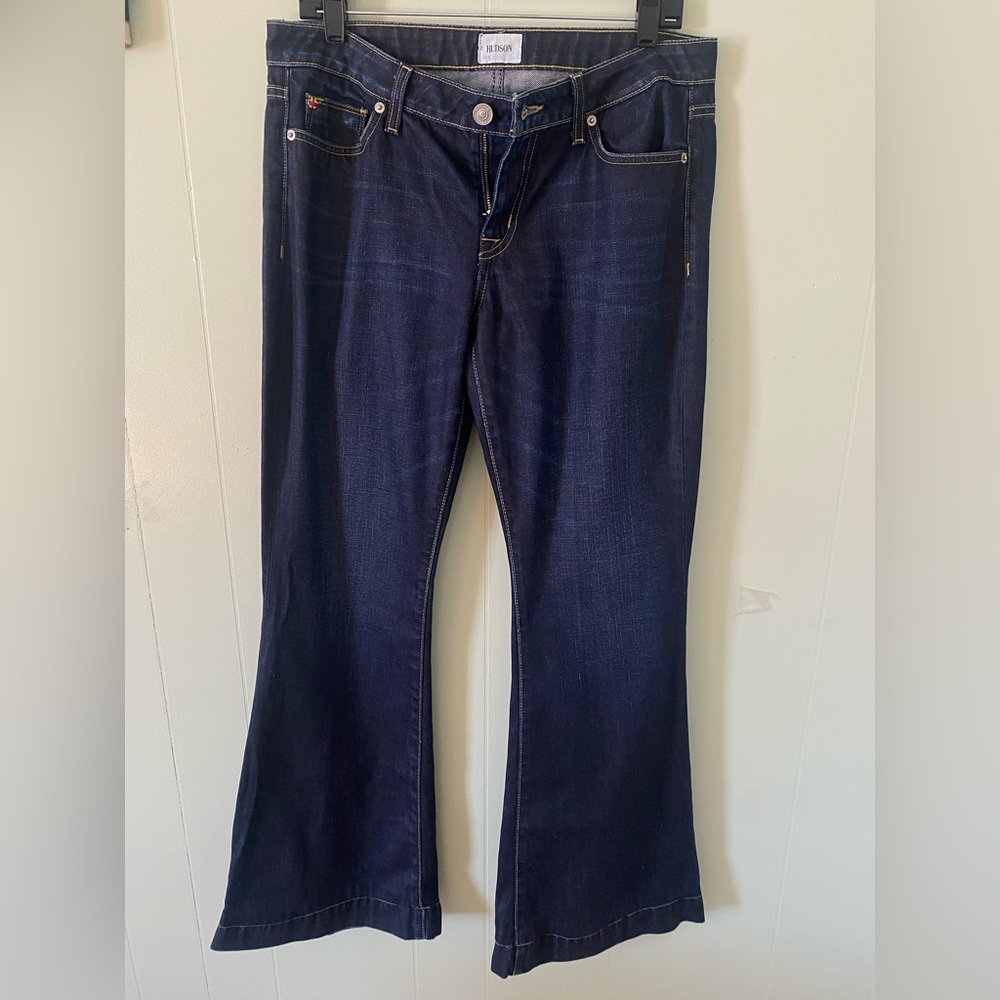 Hudson Jeans Navy Flare & Wide Leg